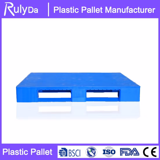 1200X1000 Industrial Warehouse Storage Industrial HDPE Anti Dust Closed Deck Rack Hard Solid Hygienic Euro Heavy Duty Plastic Pallets Price for Food Grade