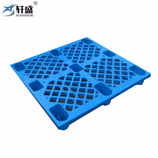 창고 보관용 경량 HDPE 그리드 단일 측면 플라스틱 팔레트