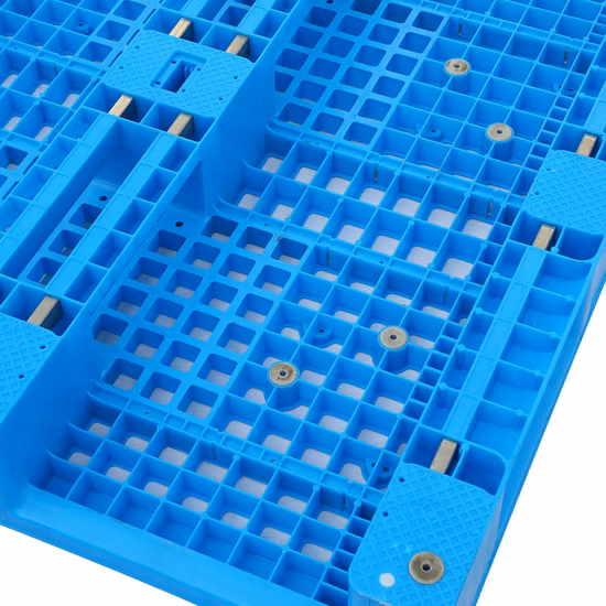 1200X1000 산업용 창고 저장 산업용 HDPE 먼지 방지 폐쇄형 데크 랙 단단한 고체 위생 유로 헤비 듀티 플라스틱 팔레트 식품 등급 가격