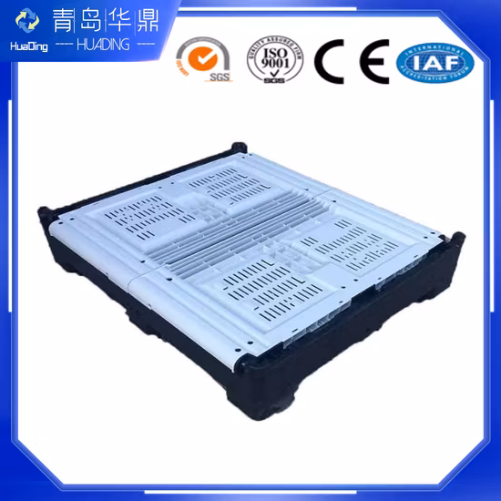 HDPE 접이식 대형 1200*1000*810 과일 및 야채용 플라스틱 팔레트 상자 상자