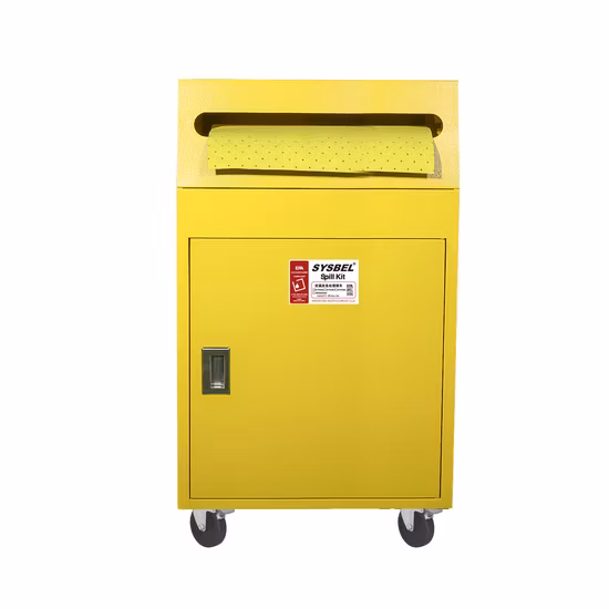 카트에 담긴 화학물질 전용 유출 키트(SYK561)