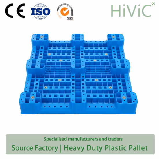 1200X1000 HDPE 경량 일반 데크 Hygeian 플라스틱 팔레트